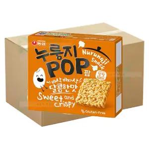 농심 누룽지팝 142g x 16팩 찹쌀 누룽지 스낵