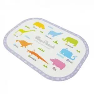 동물 프린트 라운드 식탁매트 테이블매트