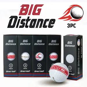 빅 디스턴스 에이밍트랙 3피스 골프공 1다즌 12구 비거리 필드 골프볼 정밀스핀
