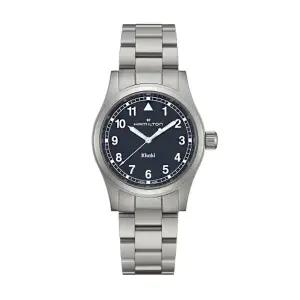 해밀턴 H69401140 카키 필드 쿼츠 남성 블루 38mm