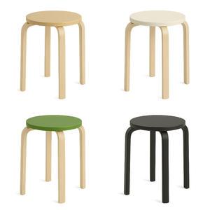 비카 루노 원목스툴 45cm 원형 보조의자 마리우스 라운드스툴 협탁 화장대의자