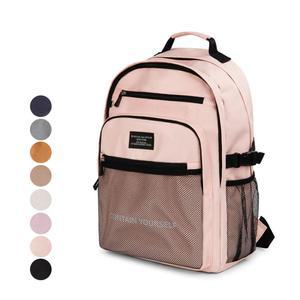 YIC88 매쉬포켓 캐주얼 남녀 백팩 학생 책가방 배낭