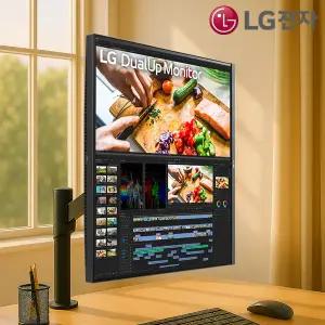 LG전자 28인치 듀얼업 모니터 28MQ780 나노IPS HDR10 스피커내장 USB-C 360도 멀티스탠드