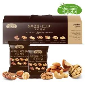 (G) [하루견과] 시그니처 오리지널 30입 견과 선물세트 견과세트 /순수견과7종 /프리미엄세트