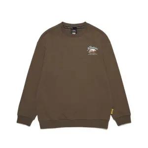 [내셔널지오그래픽키즈]내셔널지오그래픽 키즈 시즌 백그래픽 맨투맨 BROWN K253USW940
