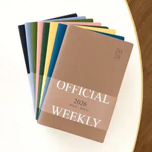 2026년 오피셜 열두달 B6 위클리 다이어리 (날짜형 3