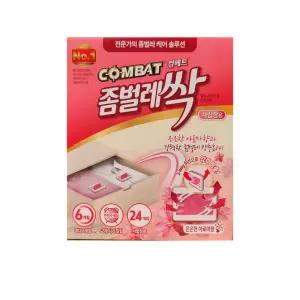 컴배트 좀벌레싹 서랍장용 아로마향 24개입 1개
