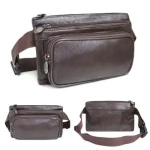 가죽 웨이스트백 힙색 슬링백 허리색 브라운 가방 남자웨이스트백 여행용힙색 남성웨이스트