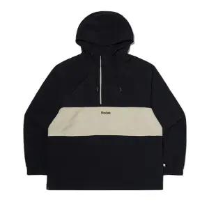 코닥 컬러블록 로고 후드 아노락 K4323LWTB1-BLK