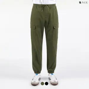 [닉스]남) 코튼 컬러 풀밴딩 카고 테이퍼드 조거(FNQFDYJ150M)