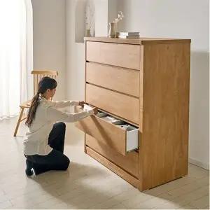 [텐스페이스]위즈 E0 광폭 속깊은 대형 서랍장 1000 5단 (WH5103R)(착불)