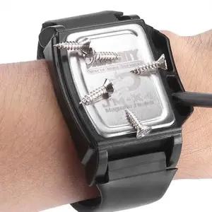 손목 자석 밴드 [공구걸이 아대 팔찌 피스 나사 못 홀더 전기기능사 실기 흡착 부착 마그네틱]