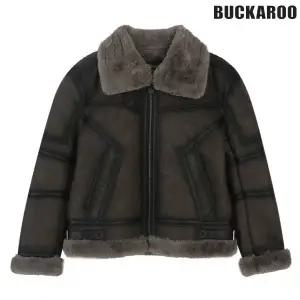 [더 비](의정부점)남성 하이넥 빈티지 무스탕(B244LI320P)