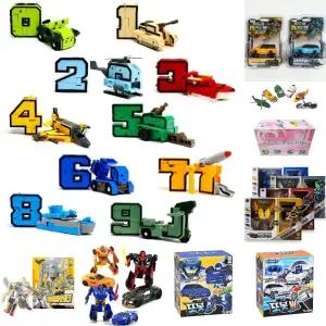 숫자 변신 합체로봇 20개/선물/남아/로보트/장난감/로봇/어린이날/놀이용/완구/유치원/놀이/교육/학습/공부