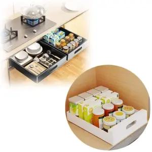 주방 수납 슬라이딩 서랍장 싱크대 선반 보관 정리대 틈새수납장 홈카페수납장 선반장