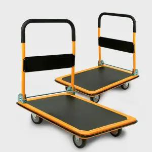 접이식 대차 중형 무소음 스틸 구루마 카트 구르마 끌차 수레
