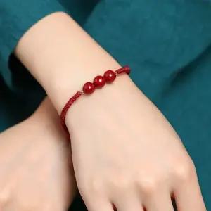 삼운 행운석팔찌 붉은실 소원팔찌 커플 우정 부부