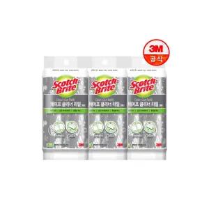 3M 대형 클린컷 테이프클리너 리필 6입 의류 쿠션 카페트 머리카락 먼지 털 침구정리 돌돌이 먼지제거