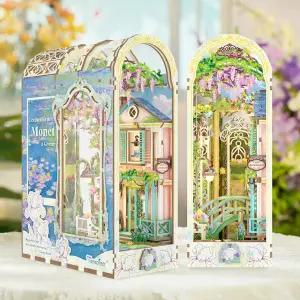 모네의 지베르니 정원 DIY 북눅 미니어처 하우스 우드퍼즐 북엔드 조명 한글설명서