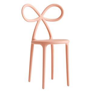 리본 디자인 의자 카페 체어 인테리어 리본노랑 DS 7E