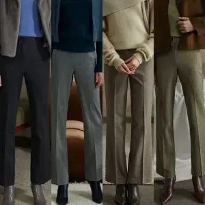 울헤링본세미부츠컷슬랙스2종세트