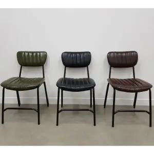 보그쌍줄 식탁 카페 인테리어 철재 의자  3color) 식탁의자 업소용의자 철재의자 스틸의자