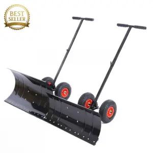 눈삽 제설 넉가래 제설장비 광폭 바퀴 제설기 막대