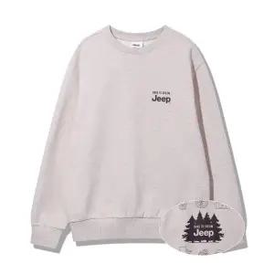 [롯데백화점]지프 남여공용) 등판 프린트 맨투맨 티셔츠 JQ3TSU891