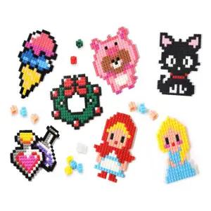 디폼 블럭 8mm 세트/툭툭 사각 블록 캐릭터 미니 나노 컬러 폼폼 창의 놀이 패키지 마이크로 아트 톡톡 초