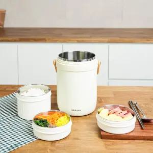 인블룸 스텐 304 3단 보온도시락