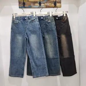 [행텐주니어](순천모다) 틴즈 풀밴딩 세미와이드 기모 데님팬츠 14540-055-802-10_SC