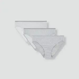 JAJU 여 코튼 핀스트라이프 힙허거 팬티 3매 J41N901218081