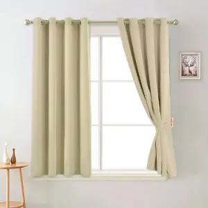 코멧 홈 단열 아일렛 암막 커튼 2개입