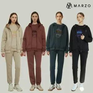 [마르조][3종]브러쉬드 기모 짚업 트레이닝