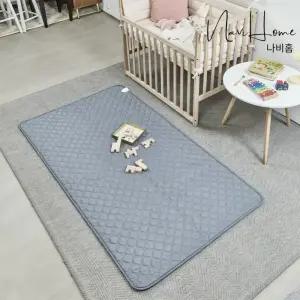 나비홈 NaviHome 2026년형 국내생산 전자파차단 무자계 온열 탄소 워셔블 전기요, 다크그레이, 95cm X 180cm (슈퍼싱글)