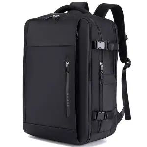 남성 확장형 대용량 백팩 비즈니스 여행 USB 노트북 대용량백팩