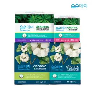 순수데이 오가닉 생리대 5팩