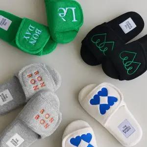 [보웰][BWTZ] 테리 벨크로 메모리폼 실내화 층간소음 슬리퍼 2 (여성용 남성용빅사이즈)