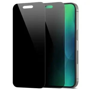 다이아큐브 아이폰17프로 9H 고경도 글라스라이크(Glass-like) 27도 시야각차단 사생활보호 액정보호필름 2매