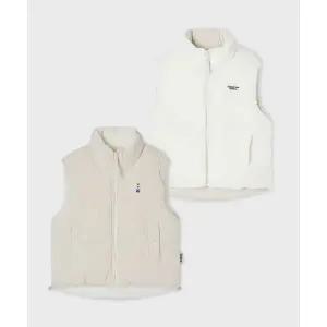 후아유 WHO.A.U Reversible Corduroy Padding Vest WHVWF4912F 200056