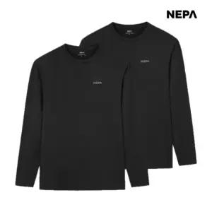[롯데백화점]네파 공용 데일리 긴팔 티셔츠(2PACK) 7LE5300