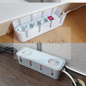 SG 멀티탭 정리기 컴퓨터선정리 케이블정리함 콘센트정리함