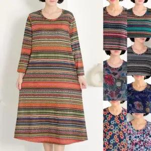 [엄마옷 로즈맘] 민보약기모홈웨어원피스