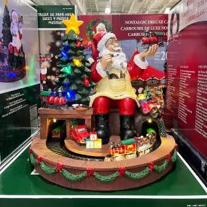 코스트코 산타의 페인팅 워크숍 멜로디 장식 산타 오르골 크리스마스 카페 인테리어 소품 장식