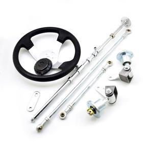 168cc ATV 허브 Utv 액세서리 고 카트 조향 시스템 휠 6 인치 플랜지 프론트 스티어링 기어 랙 조인트 타이로드