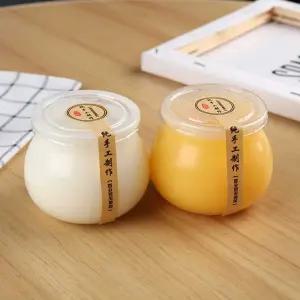 디저트 용기 푸딩 뚜껑세트 투명 PP 생크림 요구르트