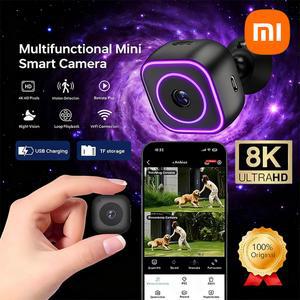 8K 스마트 무선 홈 감시 HD 카메라 배터리 실내외 모니터 가정 도난 방지용