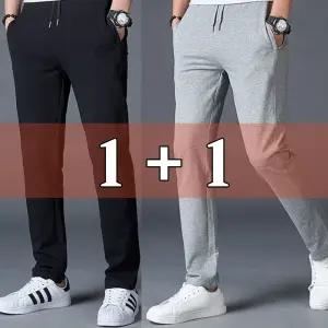 (2장) 베이직 기모 일자팬츠 2color / 일자핏 기모 팬츠 겨울