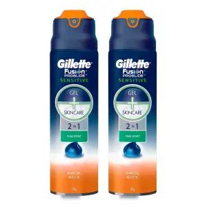 질레트 퓨전 프로글라이드 센서티브 2 in 1 퓨어스포츠 쉐이빙 젤 170g 2개
