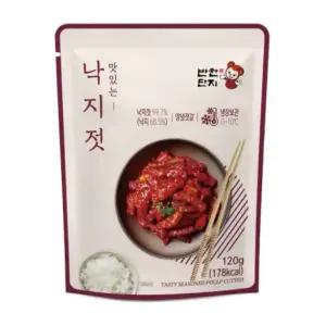 반찬단지 맛있는 낙지젓 120g 1개 (유통기한 임박 25.12.04)